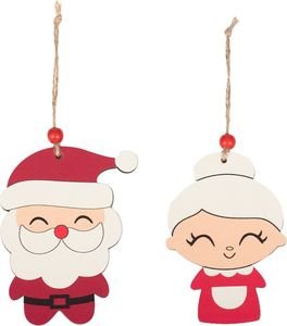  CHRISTMAS COLLECTION MR & MRS SANTA (10CM)