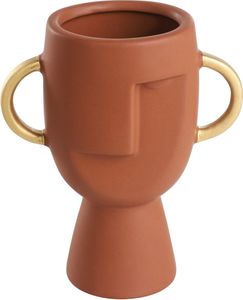 ΒΑΖΟ EGLO RADISSON ΚΕΡΑΜΙΚΟ ΠΥΡΟΞΑΝΘΟ (15X8,5X17,5CM/ 600ML)