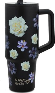 ������ TUMBLER NAVA WE CARE ���������� �� �������� �������� BLACK FLORAL (900ML)