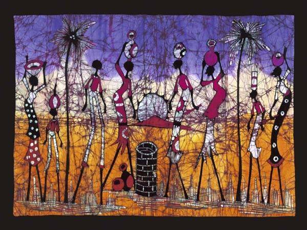 WIZARD - GENIUS AG ΑΝΤΙΓΡΑΦΟ GATHERING IN THE KALAHARI II 40 X 50 CM