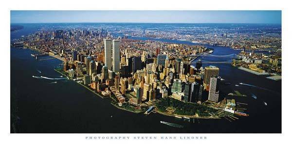 WIZARD - GENIUS AG ΑΝΤΙΓΡΑΦΟ AERIAL VIEW OF MANHATTAN (50Χ100CM)