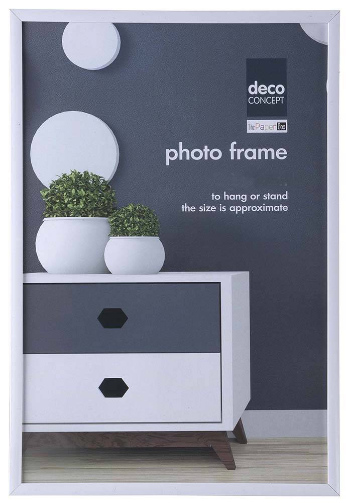 DECO CONCEPT ΚΟΡΝΙΖΑ ΠΛΑΣΤΙΚΗ 20Χ25CΜ ΛΕΥΚΗ
