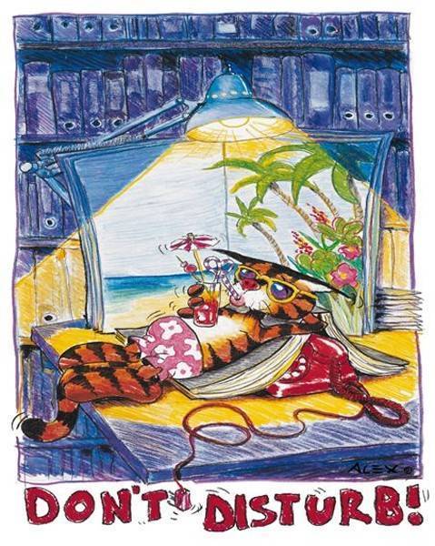 POSTER DON'T DISTURB (40.6X50.8CM)