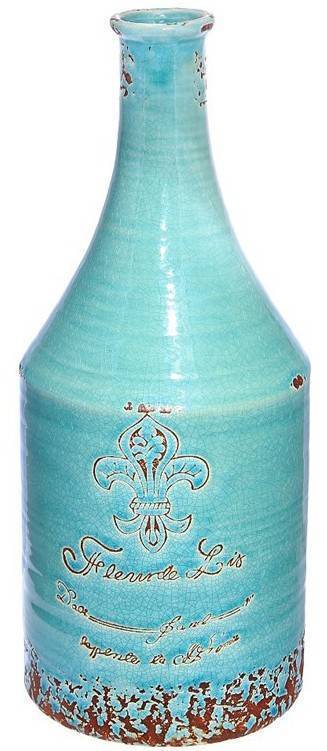 ESPIEL ΒΑΖΟ ESPIEL &quot;FLEUR DE LIS&quot; ΤΥΡΚΟΥΑΖ (39CM)