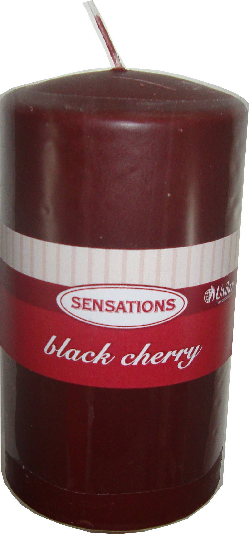 ΑΡΩΜΑΤΙΚO ΚΕΡΙ UNIKER SENSATION ΚΟΡΜΟΣ BLACK CHERRY 6Χ10CM