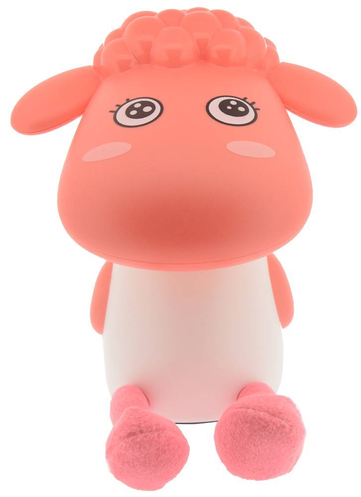 ΦΩΤΙΣΤΙΚΟ SPACECOW LED SHEEP ΡΟΖ 10X18CΜ
