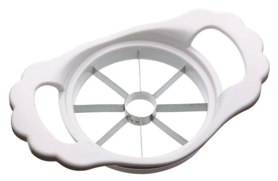 ΚΟΦΤΗΣ ΜΗΛΟΥ KITCHEN CRAFT INOX ΜΕ ΛΑΒΗ ΛΕΥΚΟ 11CM