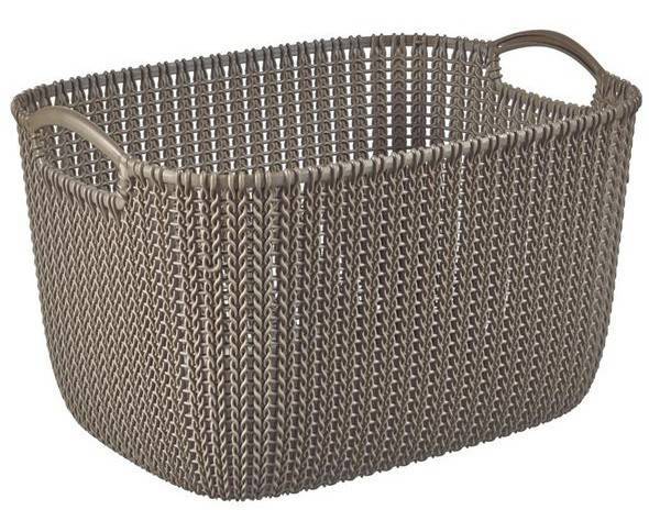 ΚΑΛΑΘΙ CURVER KNIT ΠΛΑΣΤΙΚΟ ΚΑΦΕ 18L 40X30X23CM