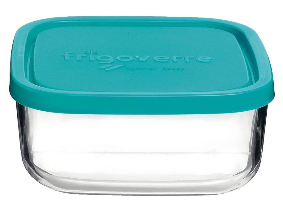 FRIGOVERRE ΔΟΧΕΙΟ ΦΑΓΗΤΟΥ FRIGOVERRE ΓΥΑΛΙΝΟ ΤΕΤΡΑΓΩΝΟ (750ML) 15X15CM