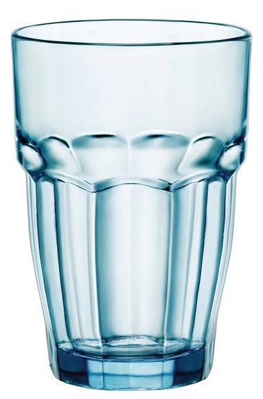 BORMIOLI ROCCO ΠΟΤΗΡΙ ΝΕΡΟΥ BORMIOLI ROCCO ROCK BAR ΓΥΑΛΙ ΜΠΛΕ 370ML
