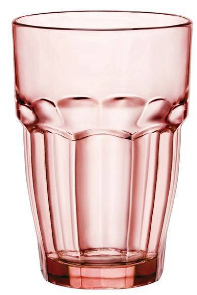 BORMIOLI ROCCO ΠΟΤΗΡΙ ΝΕΡΟΥ BORMIOLI ROCCO ROCK BAR ΓΥΑΛΙ ΡΟΖ 370ML
