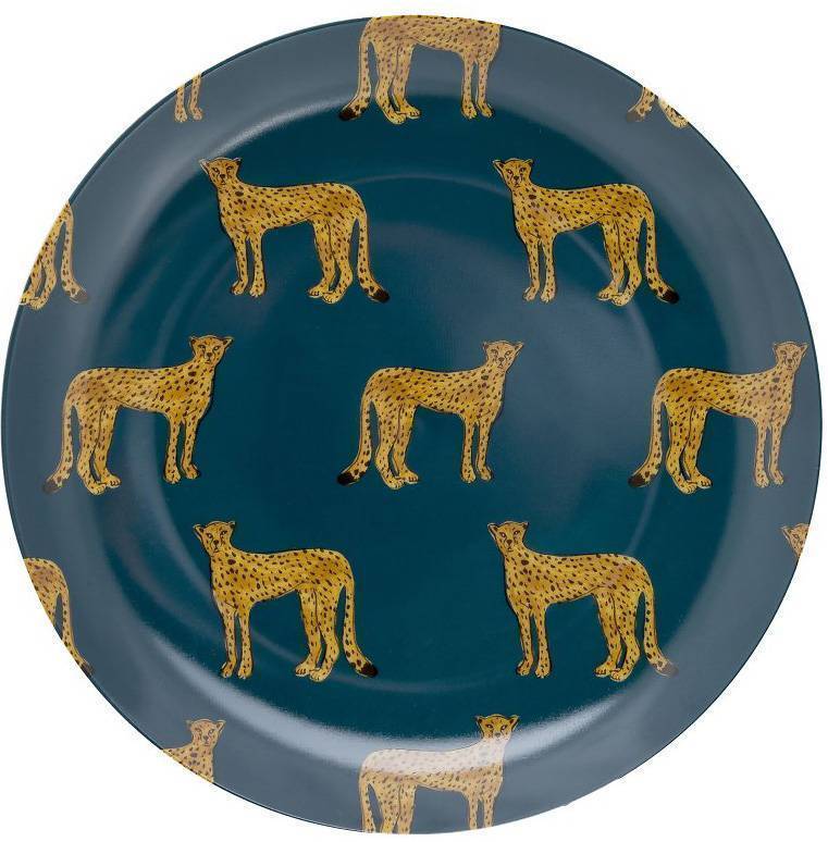 SIA ΠΙΑΤΟ ΓΛΥΚΟΥ DESIGNED FOR LIVING CHEETAH ΠΕΤΡΟΛ ΚΙΤΡΙΝΟ (21X2CM)