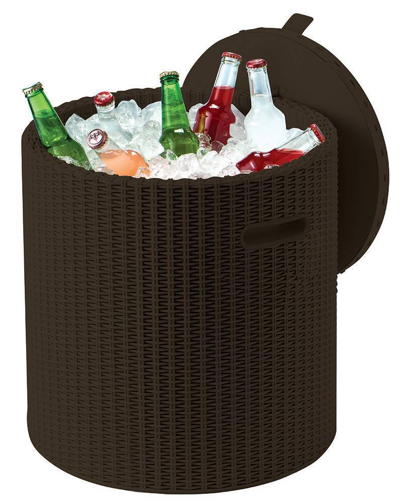 KETER ΣΚΑΜΠΟ- ΨΥΓΕΙΟ KETER LEISURE ΠΛΑΣΤΙΚΟ ΚΑΦΕ 39L (43.7X43.7X44.7CM)