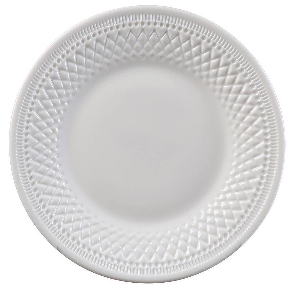 ΠΙΑΤΟ ΒΑΘΥ LUMINARC ALIZEE PERLE ΣΤΡΟΓΓΥΛΟ ΛΕΥΚΟ (23CM)