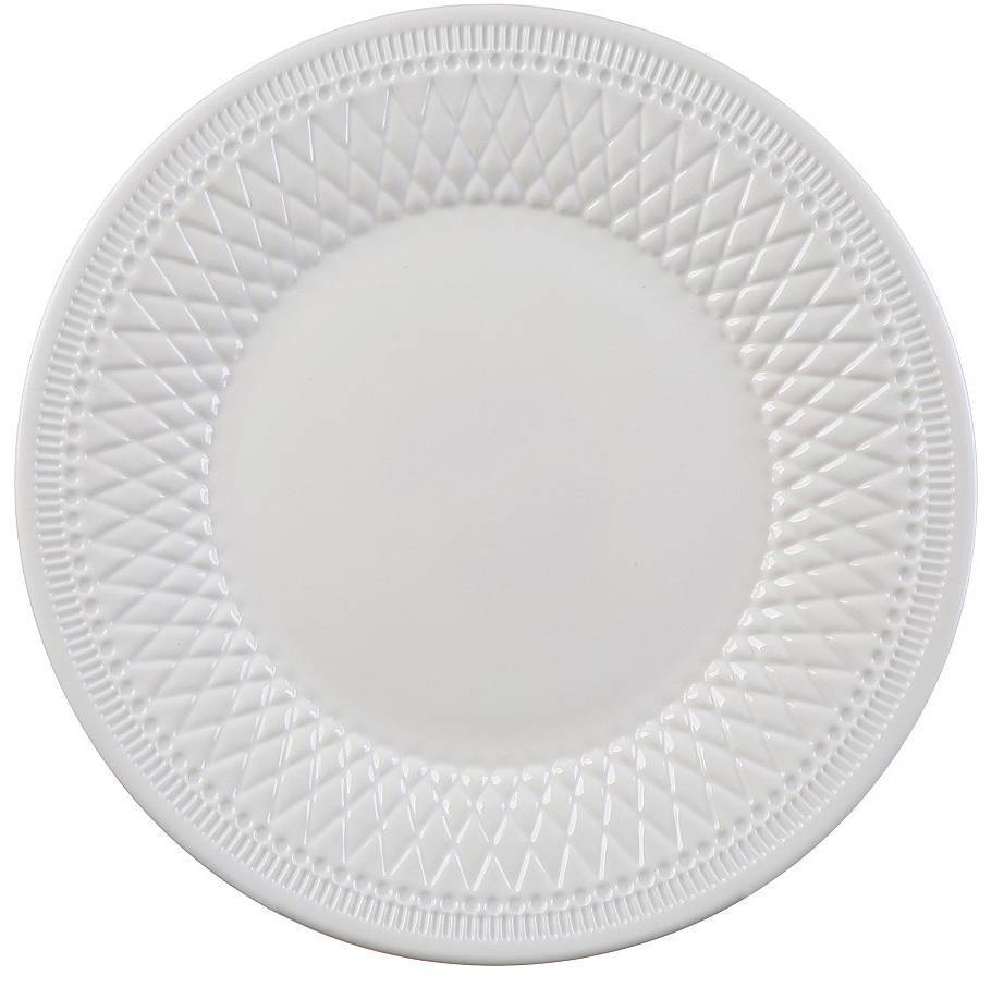 LUMINARC ΠΙΑΤΟ ΦΡΟΥΤΟΥ LUMINARC ALIZEE PERLE ΣΤΡΟΓΓΥΛΟ ΛΕΥΚΟ (22CM)