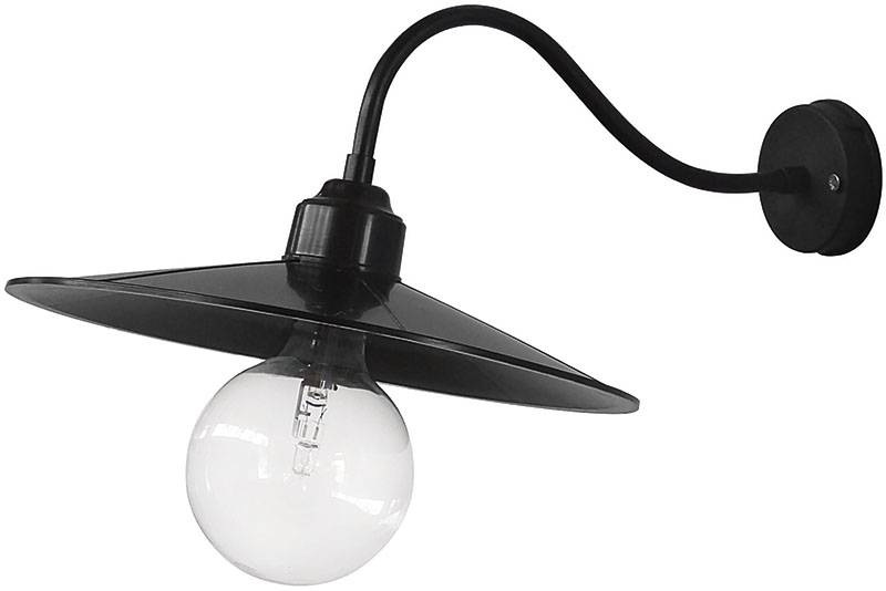 HERONIA LIGHTING ΑΠΛΙΚΑ HERONIA LIGHTING AS-180ΑΡ ΜΕΤΑΛΛΟ-ΠΛΑΣΤΙΚΟ ΜΑΥΡΗ 25Χ53CM