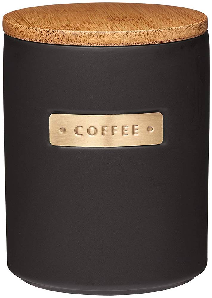 KITCHEN CRAFT ΔΟΧΕΙΟ ΚΑΦΕ KITCHEN CRAFT ΚΕΡΑΜΙΚΟ ΜΕ ΞΥΛΙΝΟ ΚΑΠΑΚΙ 1LT