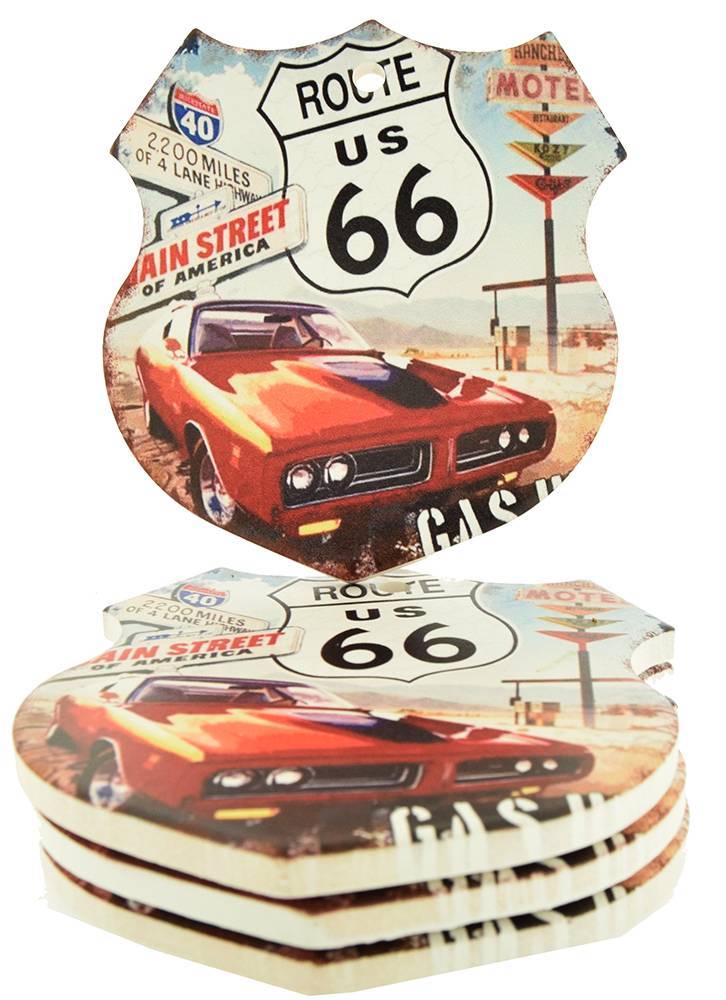 ETOILE ΣΟΥΒΕΡ ETOILE ROUTE US 66 MOTEL ΚΕΡΑΜΙΚΟ 4ΤΜΧ (11Χ12Χ0.5CM)