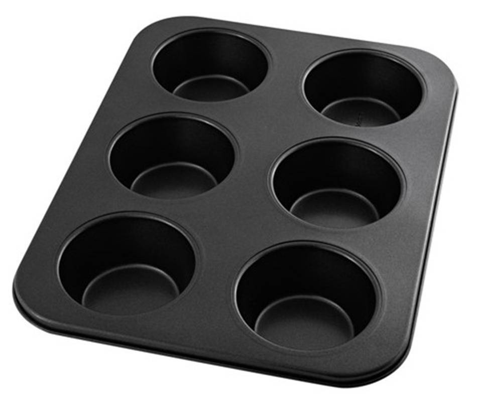 IBILI ΦΟΡΜΑ MUFFIN IBILI ΑΝΤΙΚΟΛΛΗΤΙΚΗ ΟΡΘΟΓΩΝΙΑ 6 ΘΕΣΕΩΝ 26Χ18Χ3,2CM (823200)