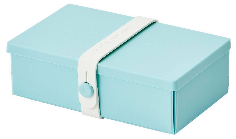 UHMM BOX KOYTI ΦΑΓΗΤΟΥ UHMM BOX MINT GREEN BOX/WHITE STRAP (10X18X5CM)