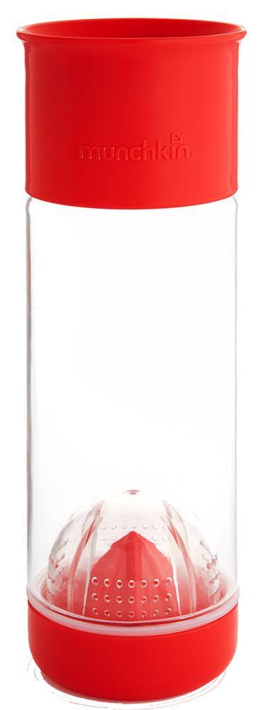 MUNCHKIN ΠΟΤΗΡΙ ΠΑΓΟΥΡΙ MUNCHKIN MIRACLE FRUIT INFUSER ΠΛΑΣΤΙΚΟ ΚΟΚΚΙΝΟ (590ML)