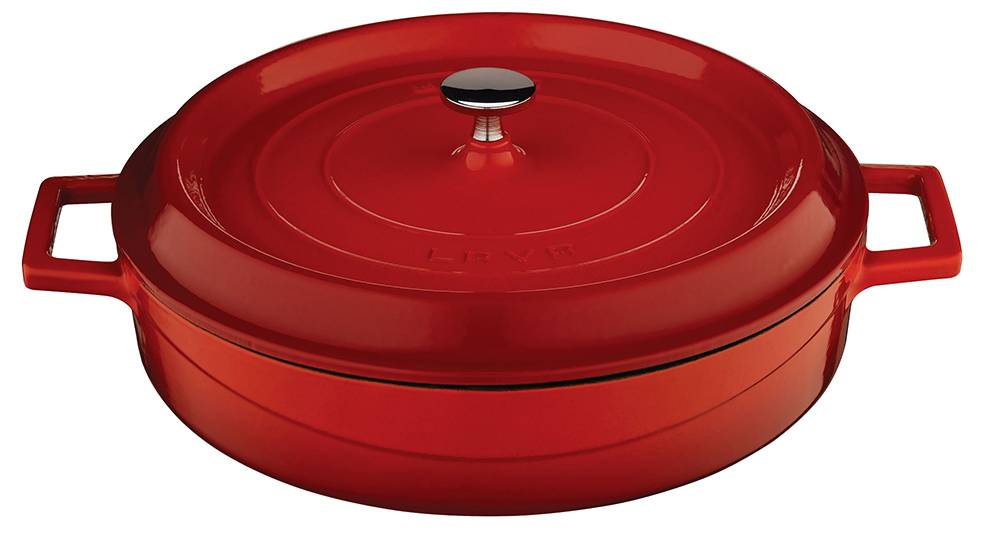 LAVA ΠΛΑΚΕΡΟ LAVA ΜΑΝΤΕΜΙ ΣΤΡΟΓΓΥΛΟ ΚΟΚΚΙΝΟ 3,5LT 28CM
