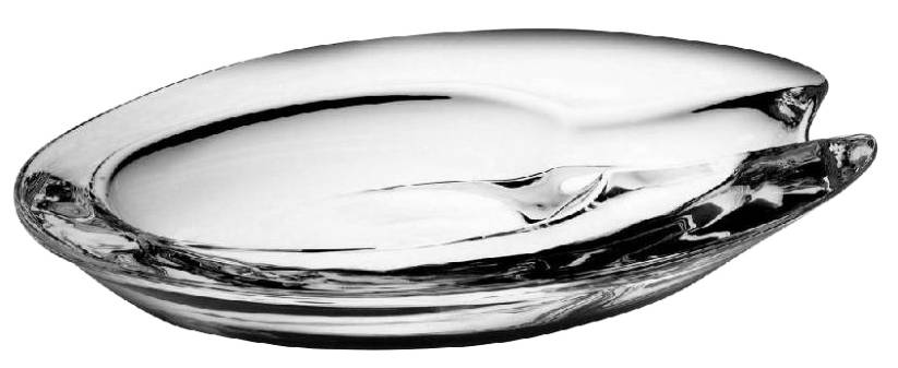 NUDE ΣΤΑΧΤΟΔΟΧΕΙΟ ΠΟΥΡΟΥ NUDE TORCEDOR ASHTRAY ΓΥΑΛΙ 19X13X2.8CM