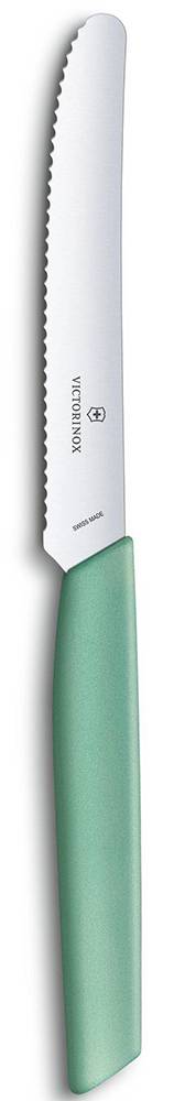 VICTORINOX ΜΑΧΑΙΡΙ ΦΑΓΗΤΟΥ VICTORINOX SWISS MODERN TOMATO- AND TABLE MINT-GREEN 11CM