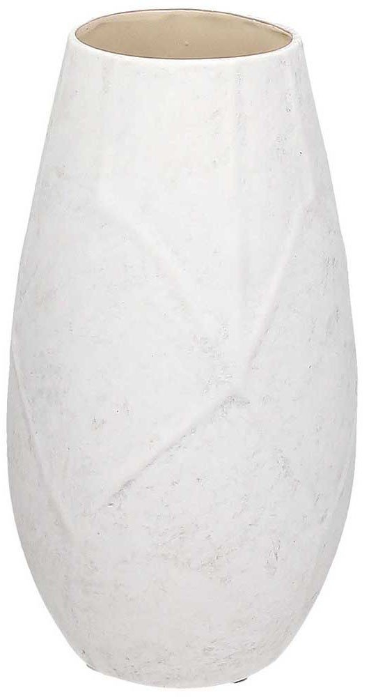 TOGNANA ΒΑΖΟ TOGNANA ICE ΚΕΡΑΜΙΚΟ ΛΕΥΚΟ 17X34CM