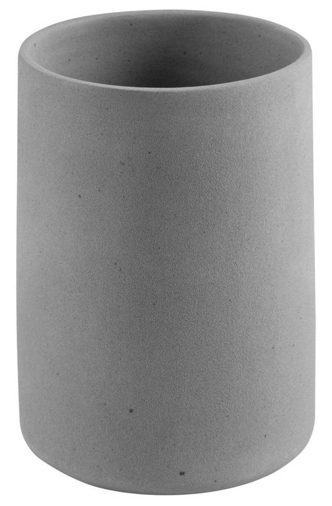 SPIRELLA ΠΟΤΗΡΟΘΗΚΗ SPIRELLA GEMMA ΚΕΡΑΜΙΚΟ ΓΚΡΙ 7.7Χ10.6CM