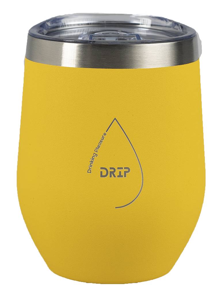 DRIP ΠΟΤΗΡΙ ΘΕΡΜΟΣ DRIP YELLOW EXPEDITION CUP INOX (350ML)