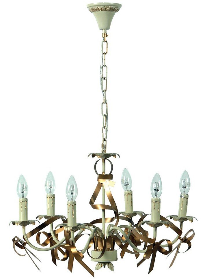 ARLIGHT ΦΩΤΙΣΤΙΚΟ ΟΡΟΦΗΣ ARLIGHT ELEGANT CW 2199/6 AG ΚΟΡΔΕΛΕΣ ΑΠΟ ΜΕΤΑΛΛΟ ΕΚΡΟΥ-ΧΡΥΣΟ ΜΑΤ 59X37CM