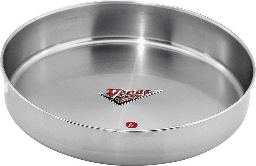 VENUS ΤΑΨΙ VENUS ΣΤΡΟΓΓΥΛΟ ΒΑΡΥ INOX 18/10 28CM