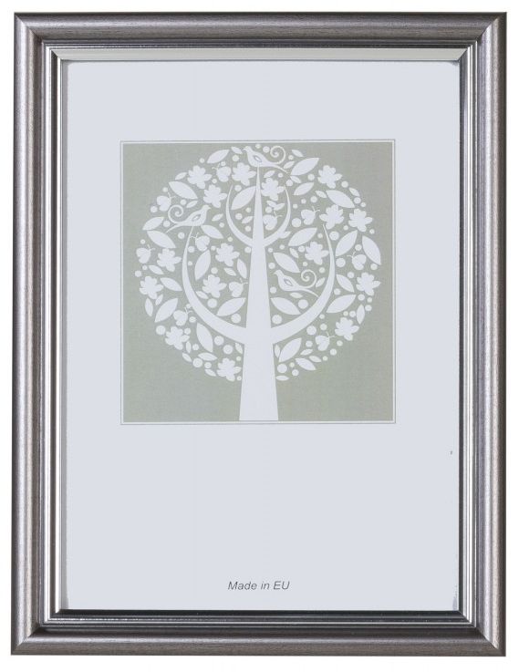 PHOTO FRAMES ΚΟΡΝΙΖΑ PHOTO FRAMES PS ΠΛΑΣΤΙΚΗ GREY 15X21CM
