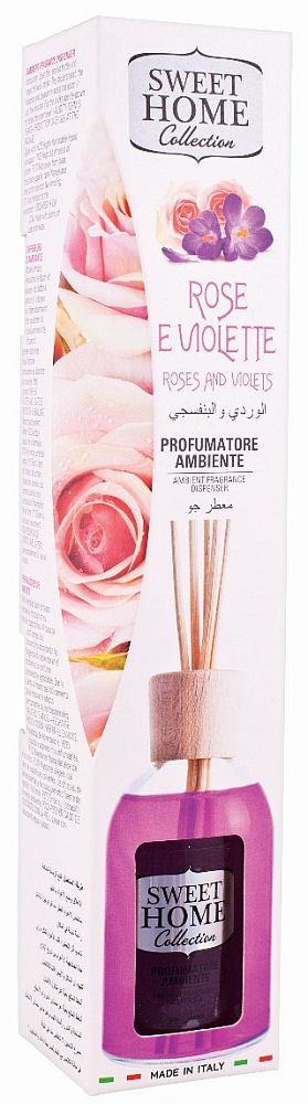 SWEET HOME ΑΡΩΜΑΤΙΚΟ ΧΩΡΟΥ DIFFUSER SWEET HOME ΤΡΙΑΝΤΑΦΥΛΛΟ ΚΑΙ ΒΙΟΛΕΤΑ 100ML