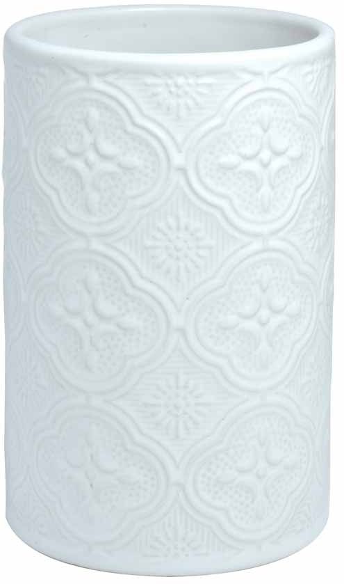 ESTIA ΠΟΤΗΡΟΘΗΚΗ ESTIA BOHO ΛΕΥΚΗ 7.1X7.1X10.9 CM