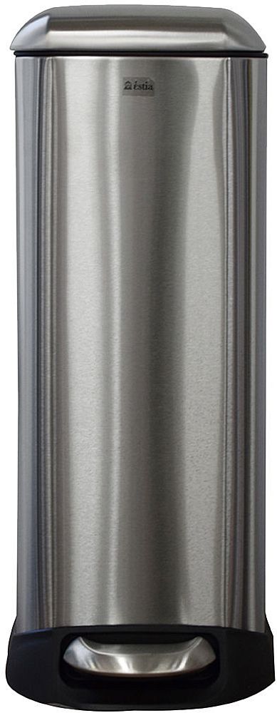 ESTIA ΚΑΔΟΣ ESTIA SLIM ΜΕΤΑΛΛΟ INOX ΜΑΤ SOFT CLOSE 20L 41.5X23.2X55.3CM