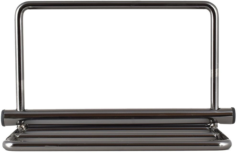 ESTIA ΧΑΡΤΟΠΕΤΣΕΤΟΘΗΚΗ ESTIA NICKEL ΜΑΥΡΟ 21.7X18.9X12.4CM