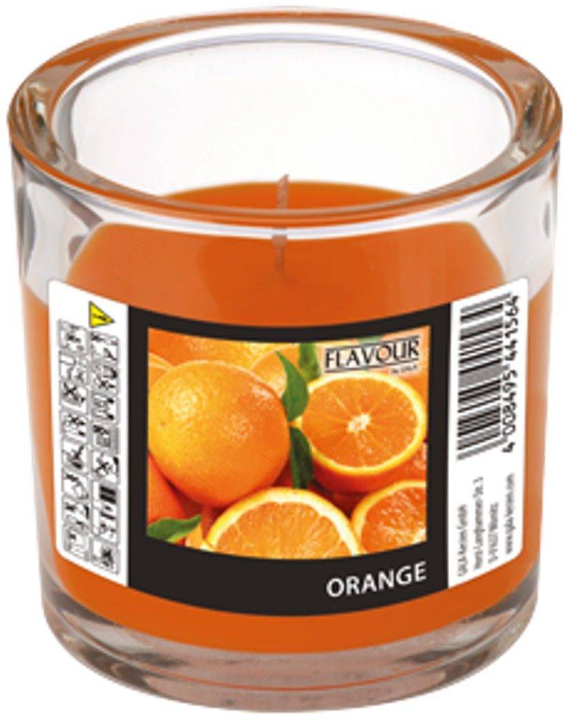 ΑΡΩΜΑΤΙΚΟ ΚΕΡΙ ΣΕ ΒΑΖΟ GALA ELEGANT 9X10CM ORANGE