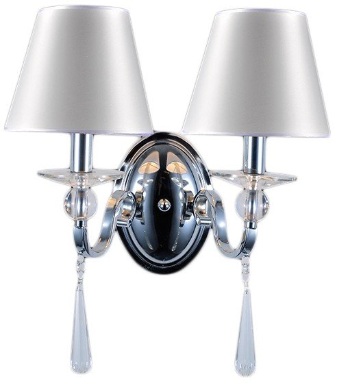 ACA ΦΩΤΙΣΤΙΚΟ ΕΠΙΤΟΙΧΙΟ ACA LIGHTING AD90042W ΚΡΥΣΤΑΛΛΟ ΑΣΗΜΙ ΚΑΠΕΛΟ