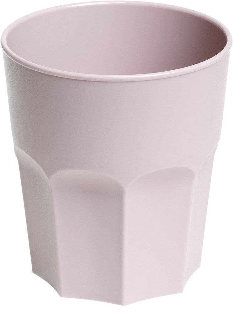 ΠΟΤΗΡΙ ΠΛΑΣΤΙΚΟ ΠΟΛΥΓΩΝΙΚΟ ΡΟΖ 380 ML
