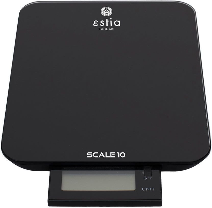 ESTIA ΖΥΓΑΡΙΑ ΚΟΥΖΙΝΑΣ ESTIA SCALE 10 ΨΗΦΙΑΚΗ ΜΑΥΡΗ (10KG)