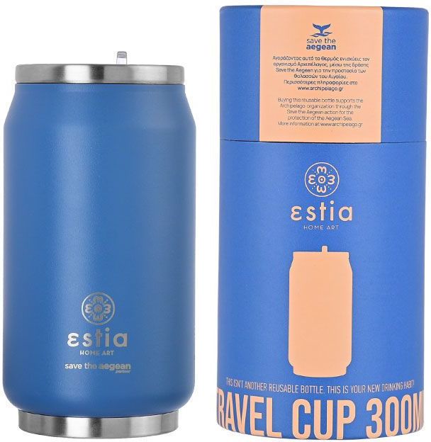 SAVE THE AEGEAN ΘΕΡΜΟΣ ESTIA SAVE THE AEGEAN TRAVEL CUP DENIM BLUE (300ML)