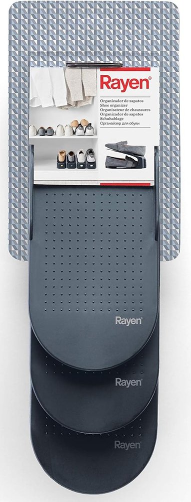 RAYEN ΘΗΚΗ ΓΙΑ ΠΑΠΟΥΤΣΙΑ RAYEN ΓΚΡΙ 24X10X7-12CM 3ΤΜΧ. (2096)