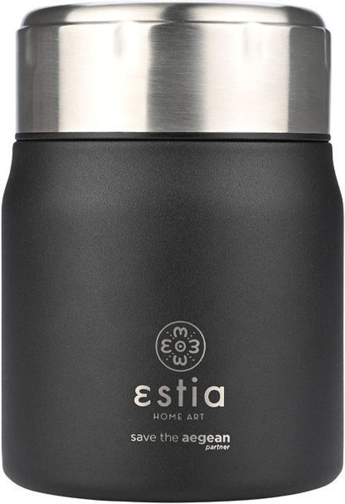 SAVE THE AEGEAN ΘΕΡΜΟΣ ESTIA SAVE THE AEGEAN LUNCH POT MIDNIGHT BLACK (500ML)