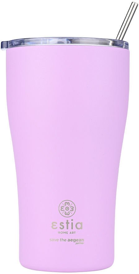SAVE THE AEGEAN ΠΟΤΗΡΙ ΘΕΡΜΟΣ ESTIA SAVE THE AEGEAN COFFEE MUG LAVENDER PURPLE (500ML)