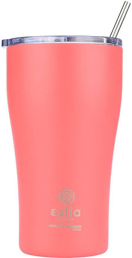 ΠΟΤΗΡΙ ΘΕΡΜΟΣ ESTIA SAVE THE AEGEAN COFFEE MUG FUSION CORAL (500ML)