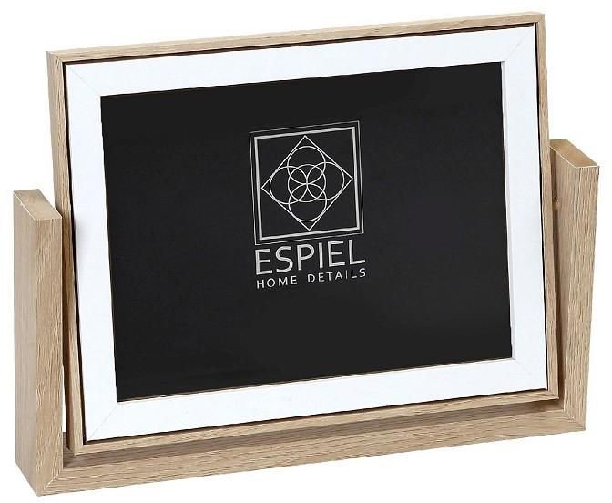 ESPIEL ΚΟΡΝΙΖΑ ESPIEL ΞΥΛΙΝΗ ΠΕΡΙΣΤΡΕΦΟΜΕΝΗ ΜΠΕΖ (13CMX18CM)