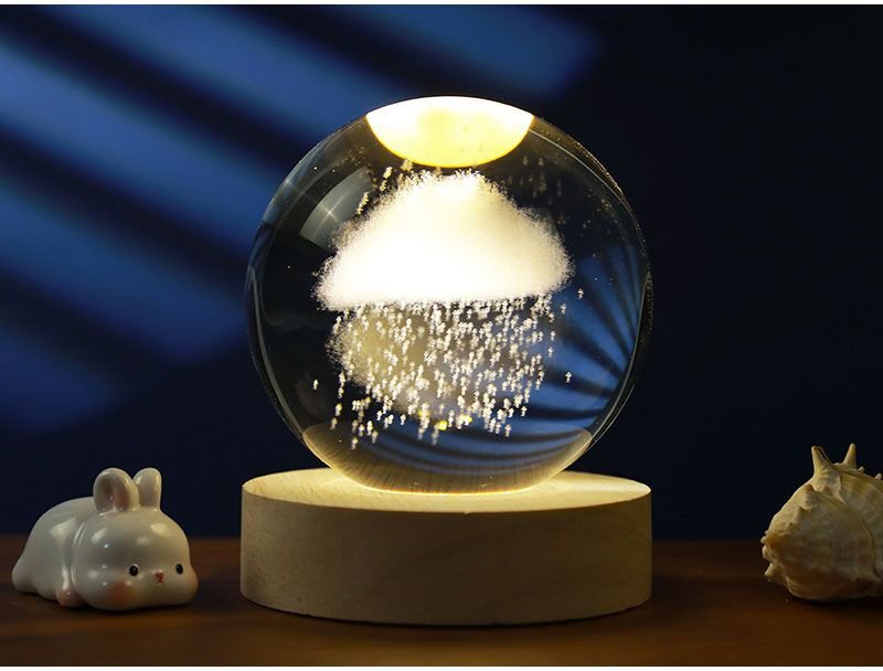 I-TOTAL ΛΑΜΠΑ I-TOTAL XL2717A CRYSTAL BALL RAINY MEDIUM (8CM)