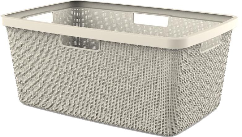 CURVER ΚΑΛΑΘΙ ΡΟΥΧΩΝ CURVER JUTE ΜΠΕΖ (59X39X26CM)